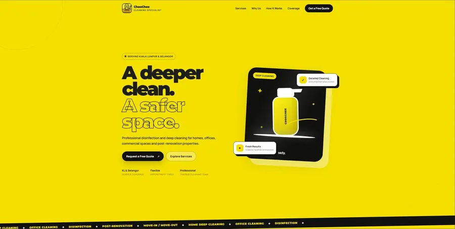 ChooChee Sdn Bhd website preview